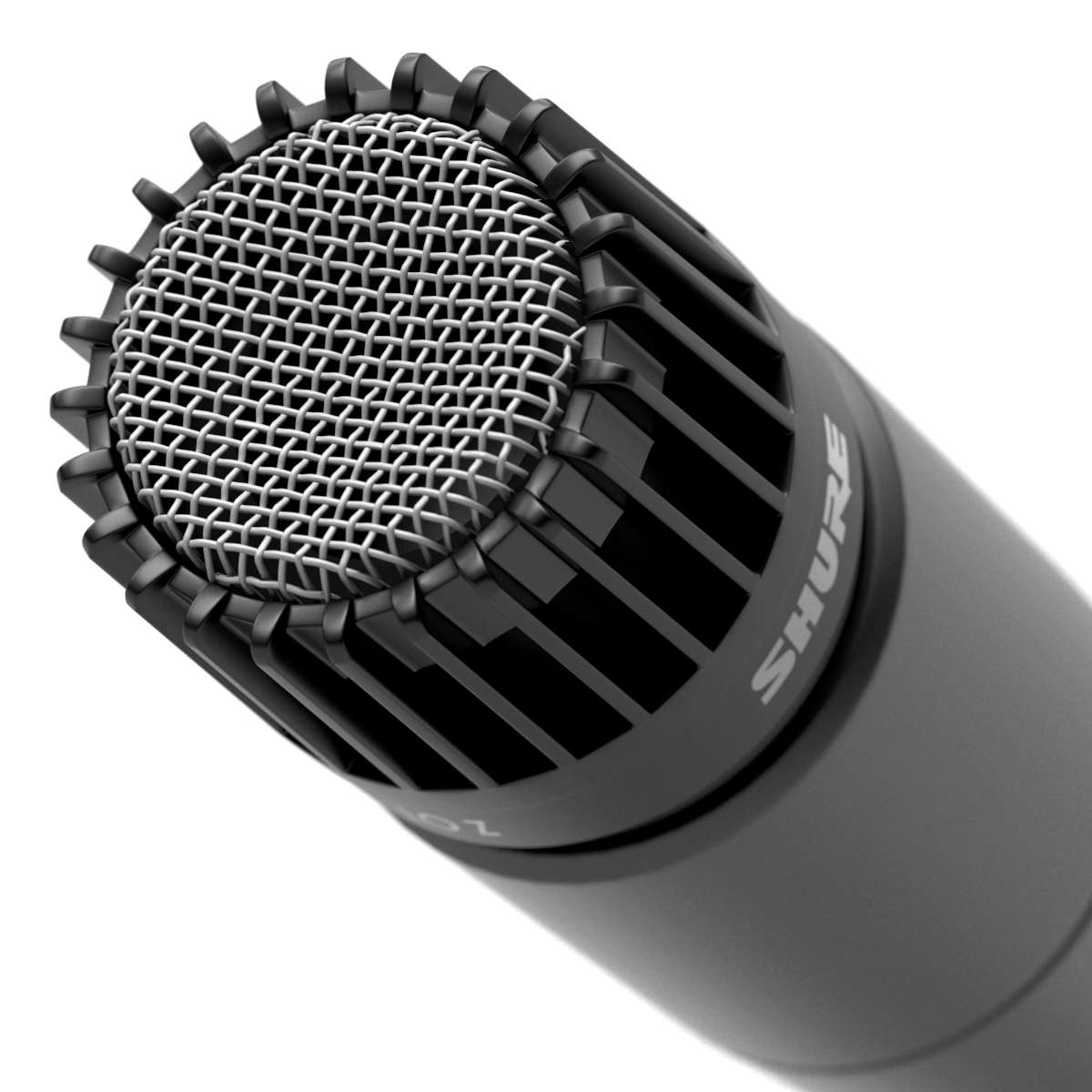 microphone 3D model 3ds max Dynamic recording Render Shure sm57 studio V-ray vocal voice