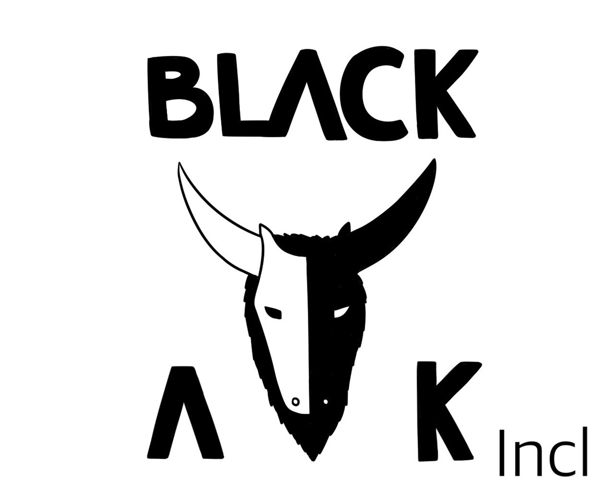블랙야크 로고   타이포그래피 blackyak logo