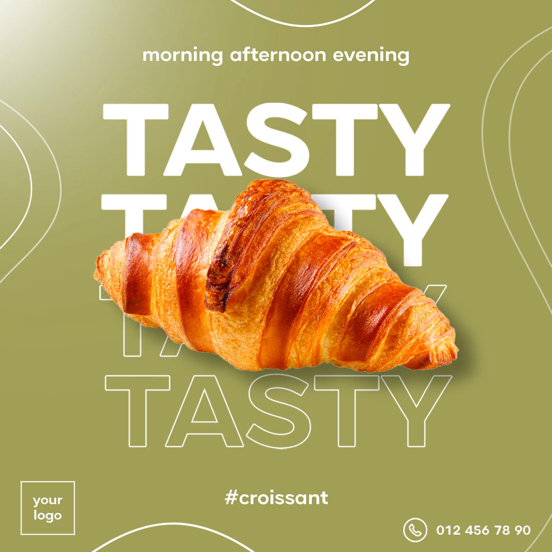 croissant graphicdesign coffeeshop restaurant Food 