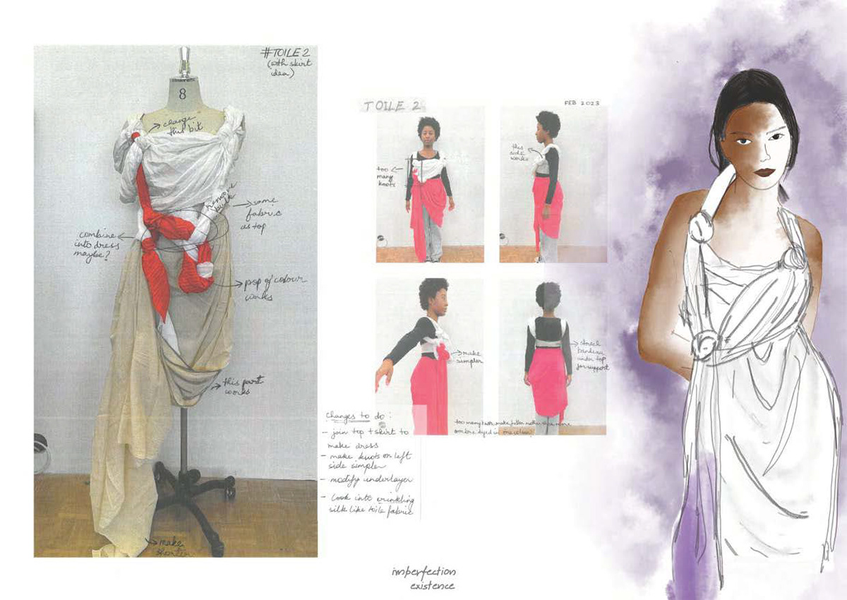 fashion design textile design  Textiles Fashion  draping Garment Construction sewing design pattern making Clothing
