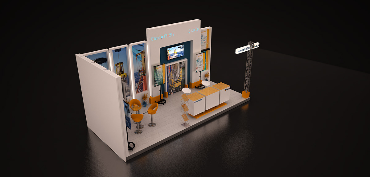 Exhibition Design  booth Stand design Advertising  3ds max interior design  architecture modern