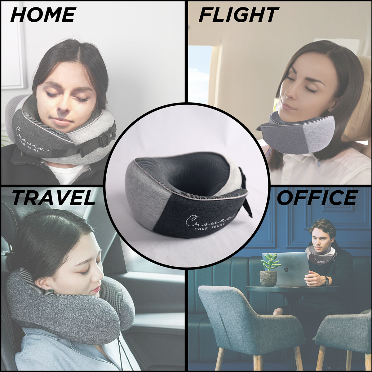 Amazon Amazon Listing infographic Listing Images travel pillow A+ Content Amazon Product Listing image design Product Infographic AMAZON LISTING IMAGES