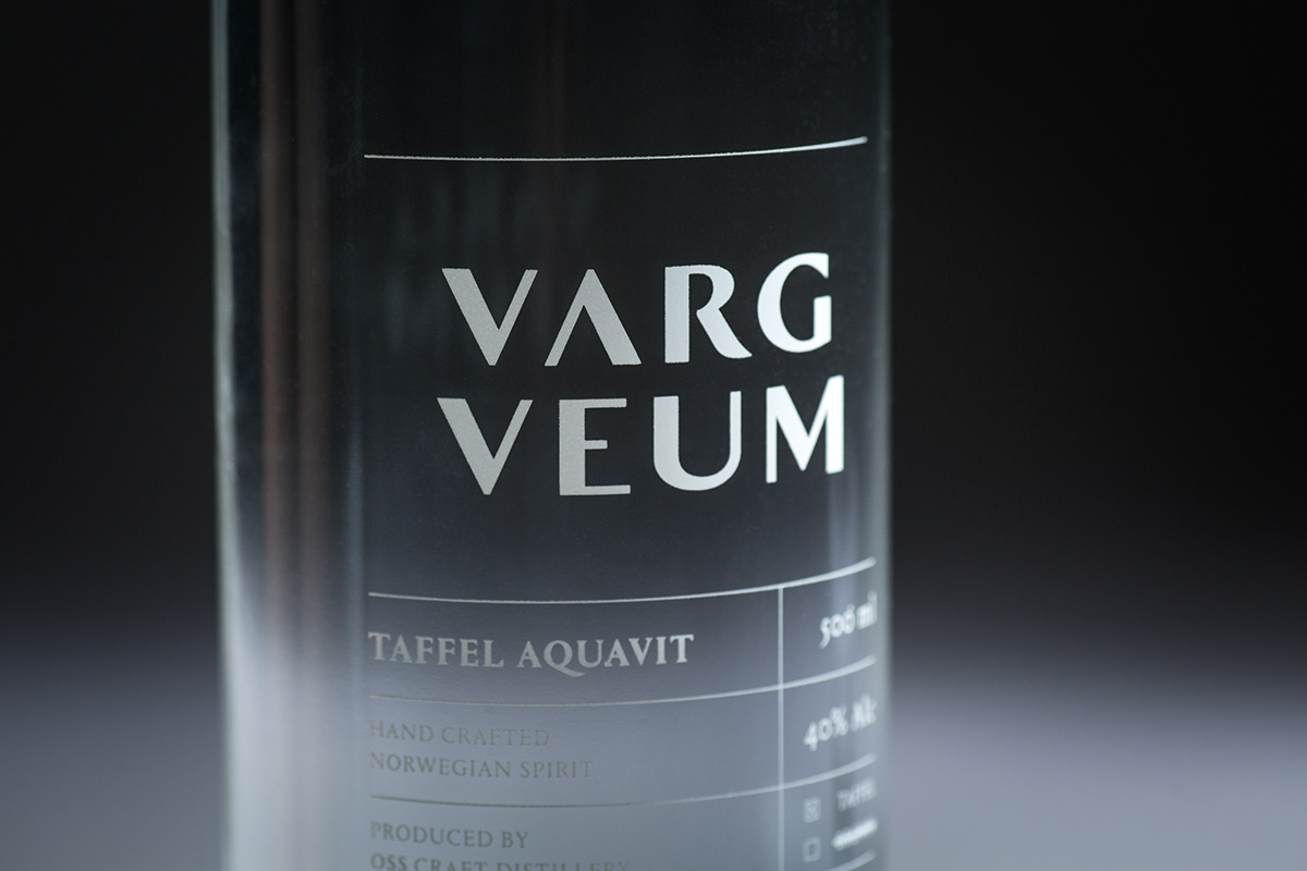 KIND bottle aquavit branding  design Photography  vargveum norway craft conceptual