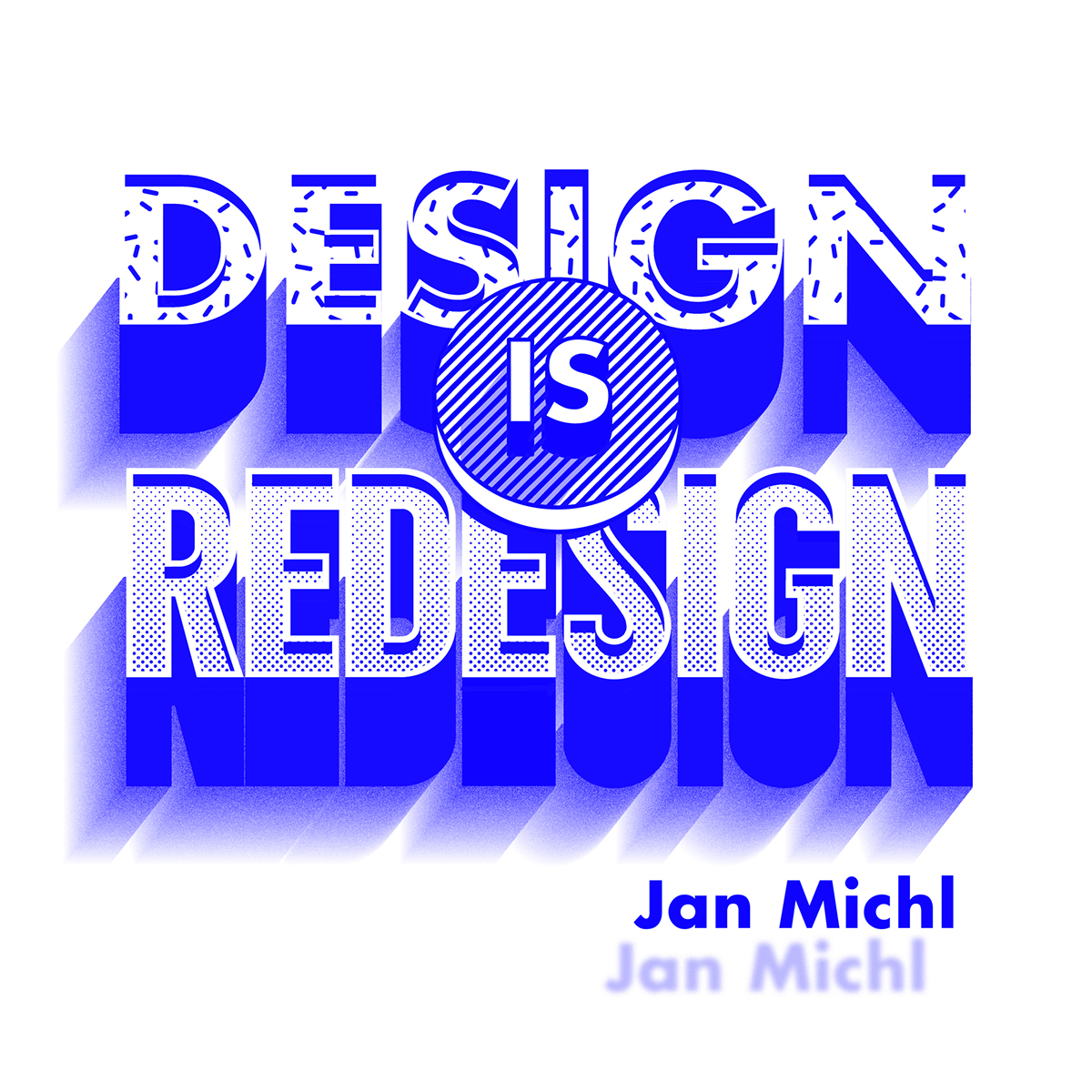 aiga Quotes blue lettering Form type experimental design typography  