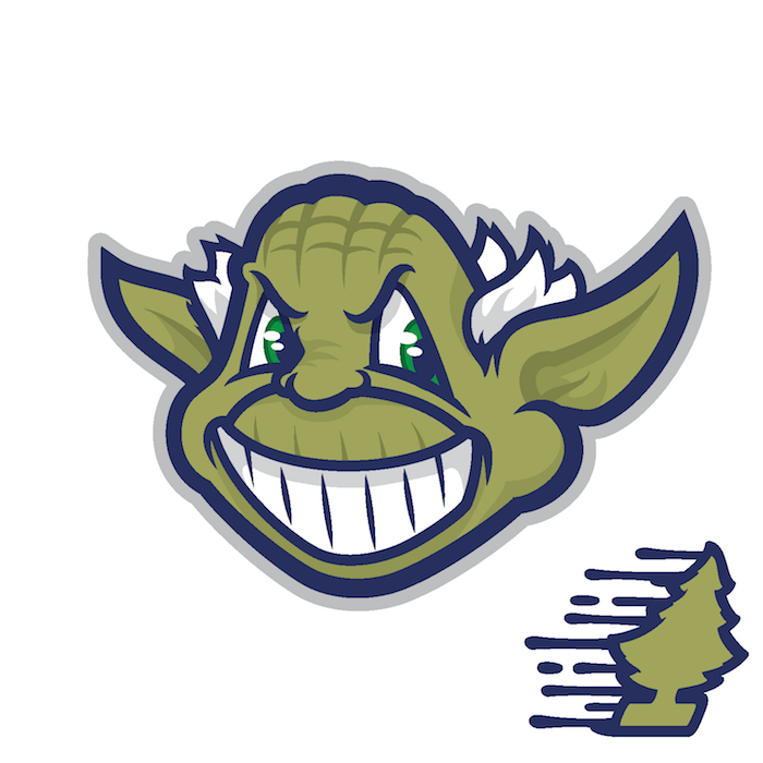 baseball Mascot Starwars characters dodgers Cleveland braves sith jedi teedesign Clothing custom design Mascots Royals Reds