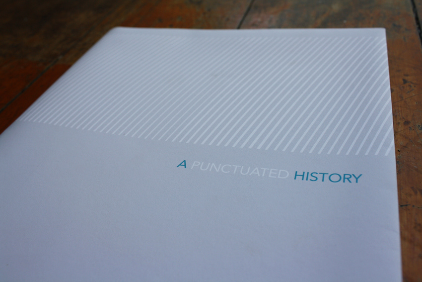 punctuation  history  book design