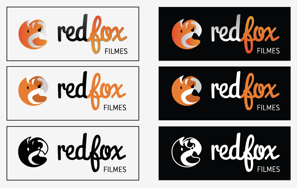 red spiral3 marcos Torres brand logo design orange animal video black White grey wedding FOX