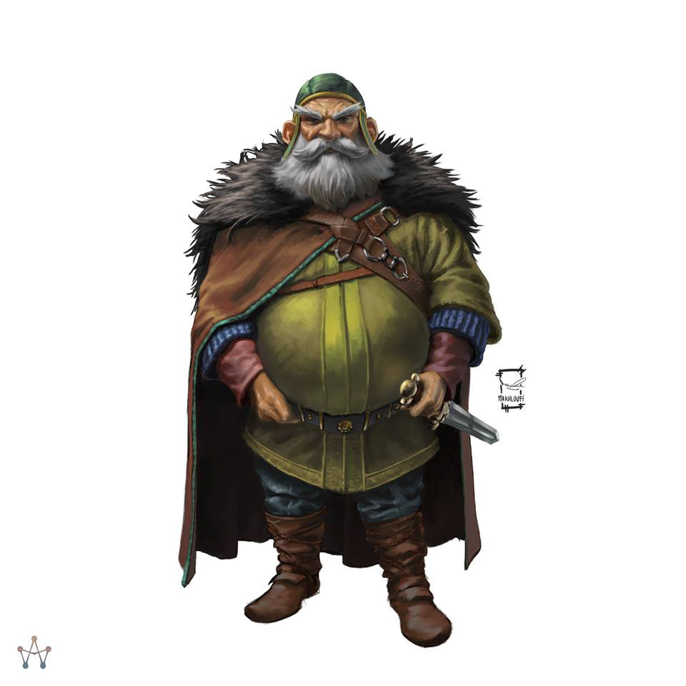 dwarf fantasy knight medieval