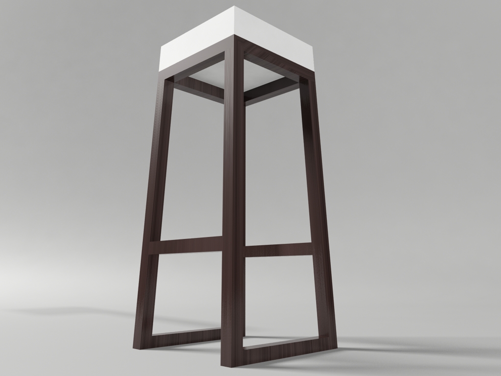 stool furniture cork seat sit bar stool high stool wood Sustainability