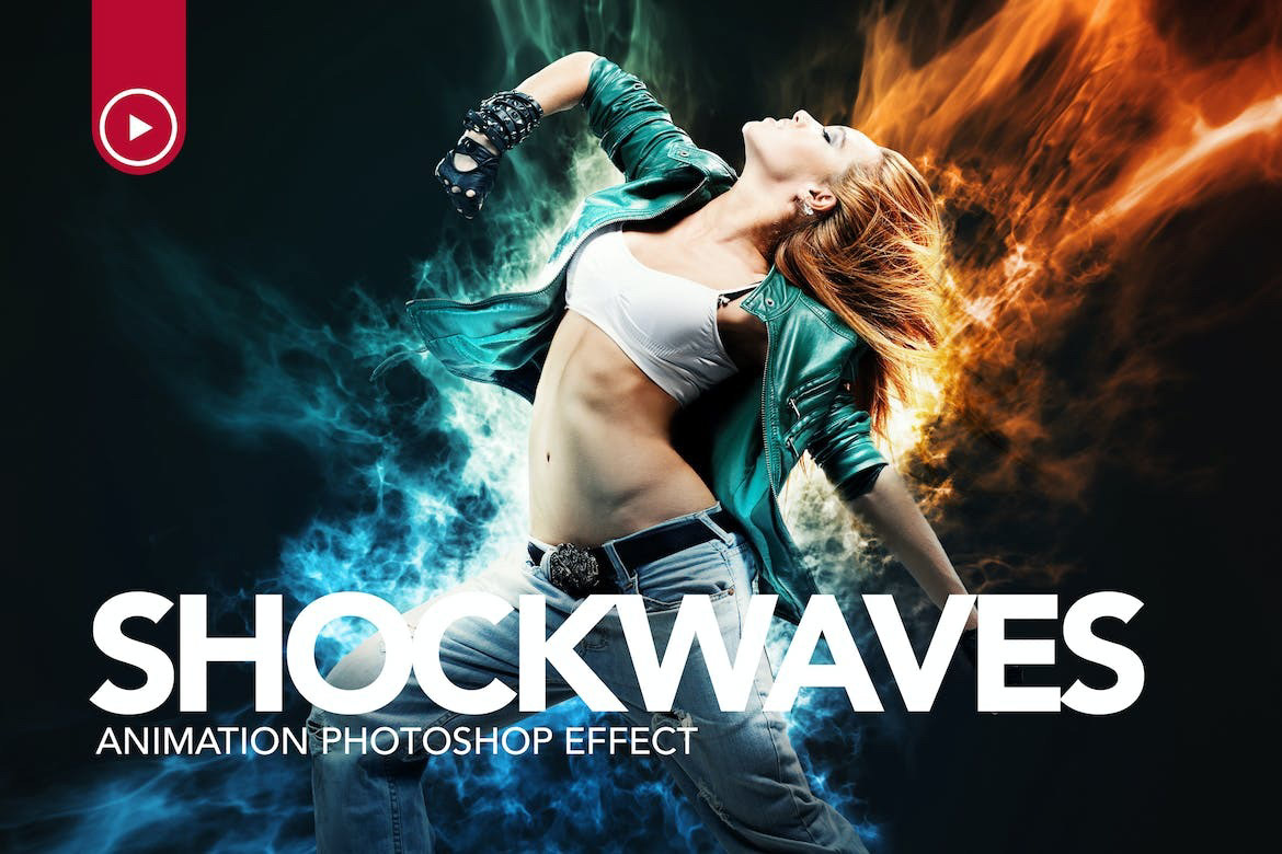 animation  animated motion graphics  photoshop action action effect effects atn Shockwaves
