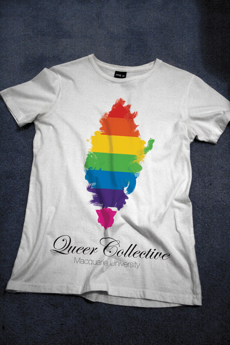 gay queer Collective  University student LGBT stationary logo