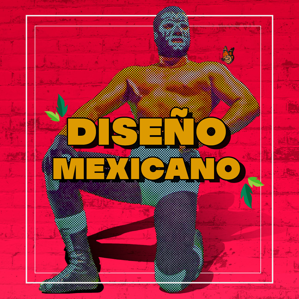 diseño luchador Mexicano