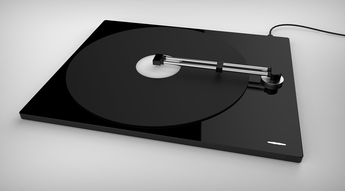 vinyl record player usb design product object apple black