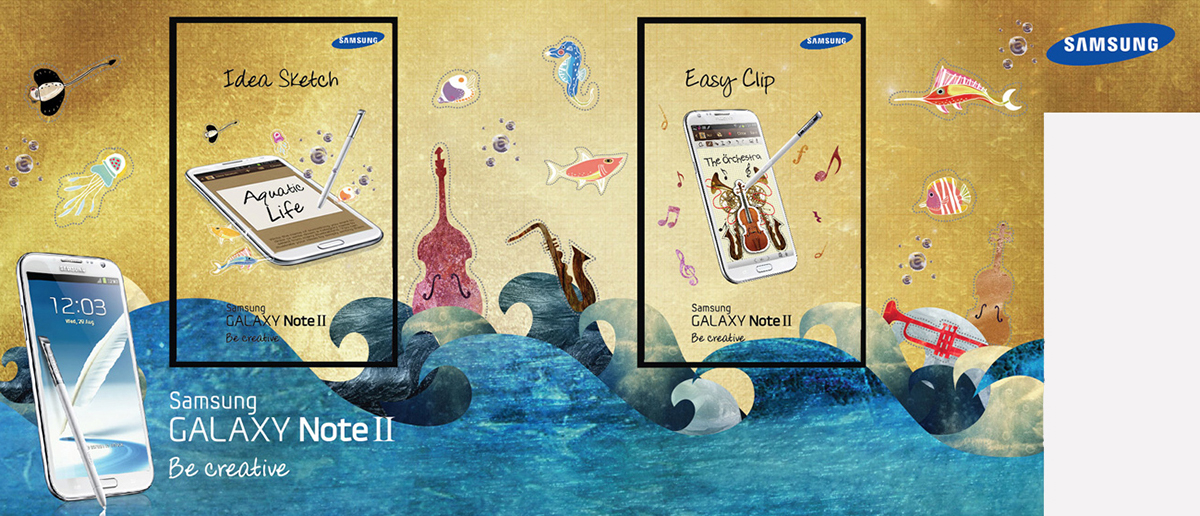 Samsung malaysia Galaxy Note klcc Leo Burnett kuala lumpur ad panel