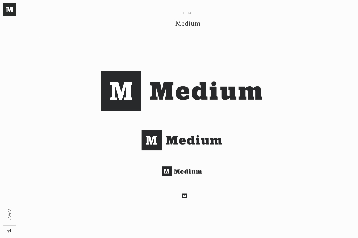 brand  medium  obvious green  publishing Platform Web logo UI guidelines book