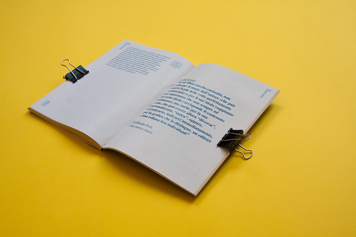 self-publishing Guide book binding blue yellow interviews scheme isia editorial