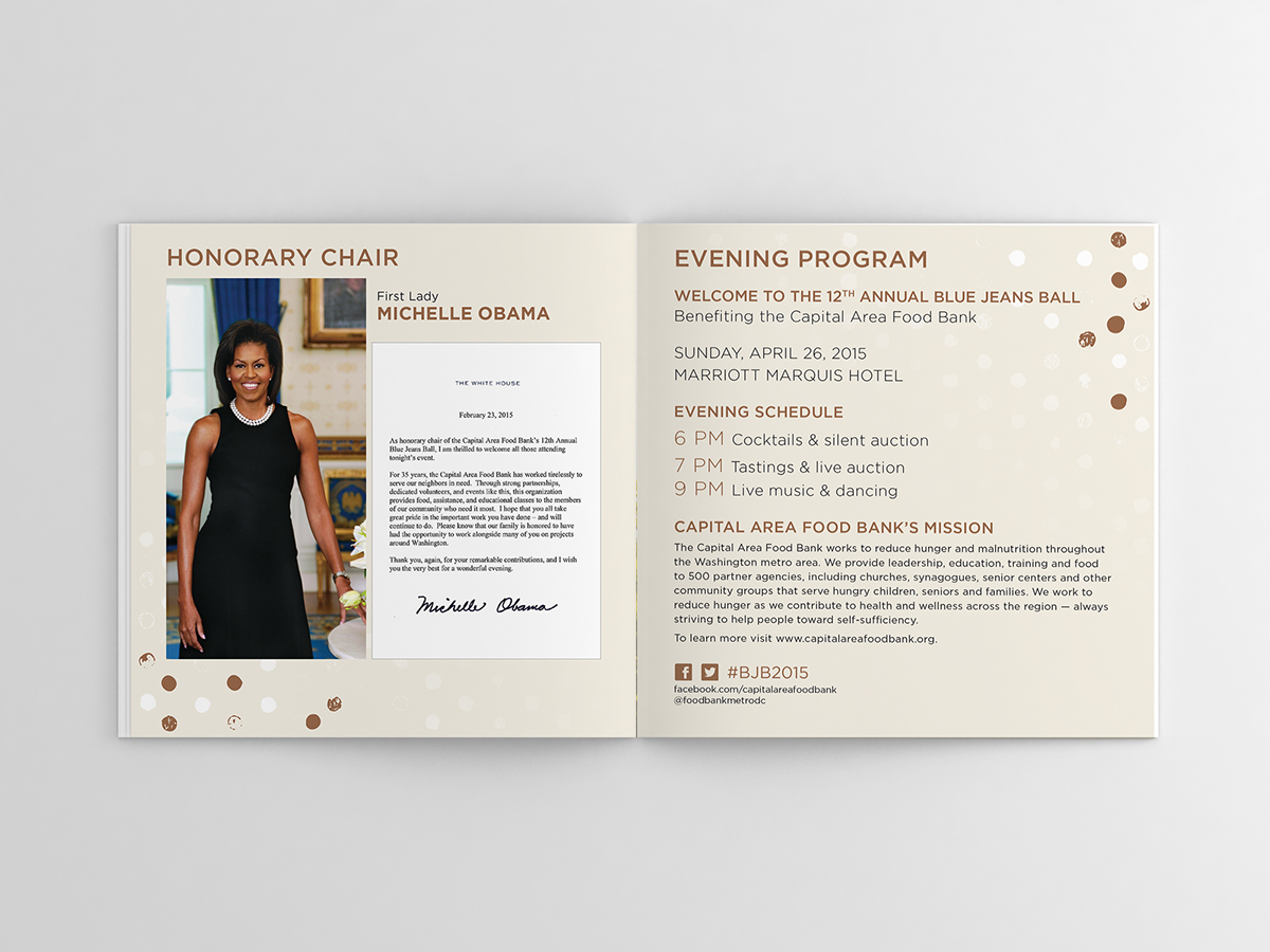 Invitation Program Booklet Event nonprofit print