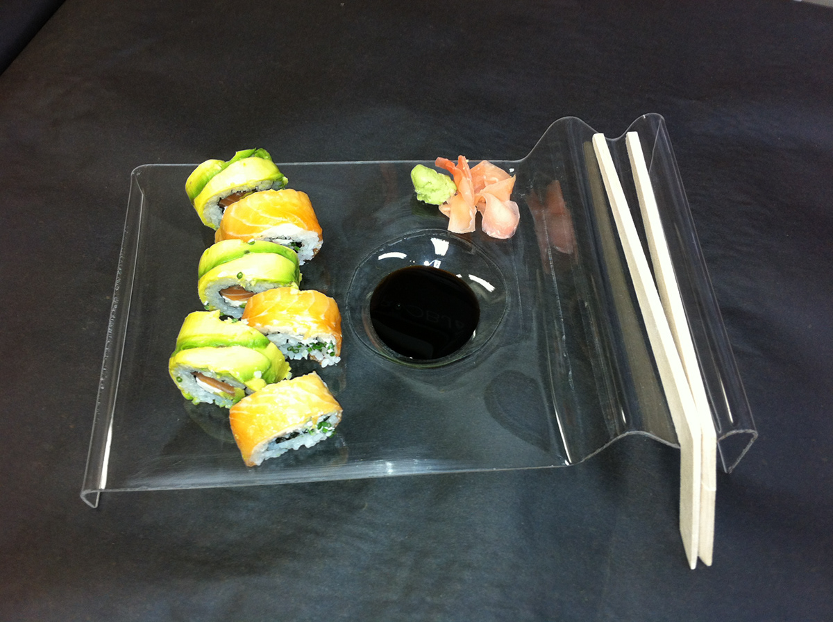 Sushi design acrilico