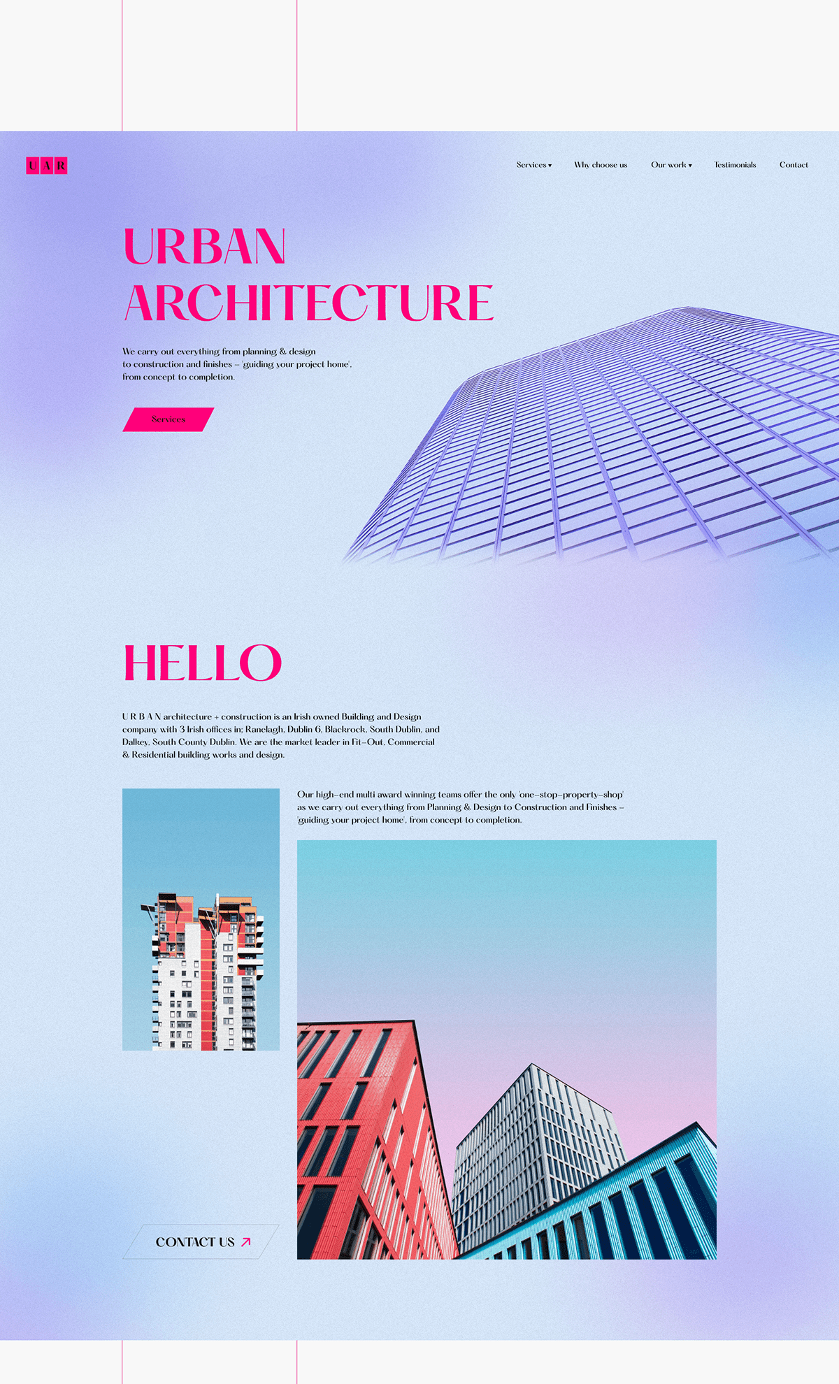 Arcchitecture Figma mobile tilda publishing UI/UX Urban Web Design  web development  Website Website Design