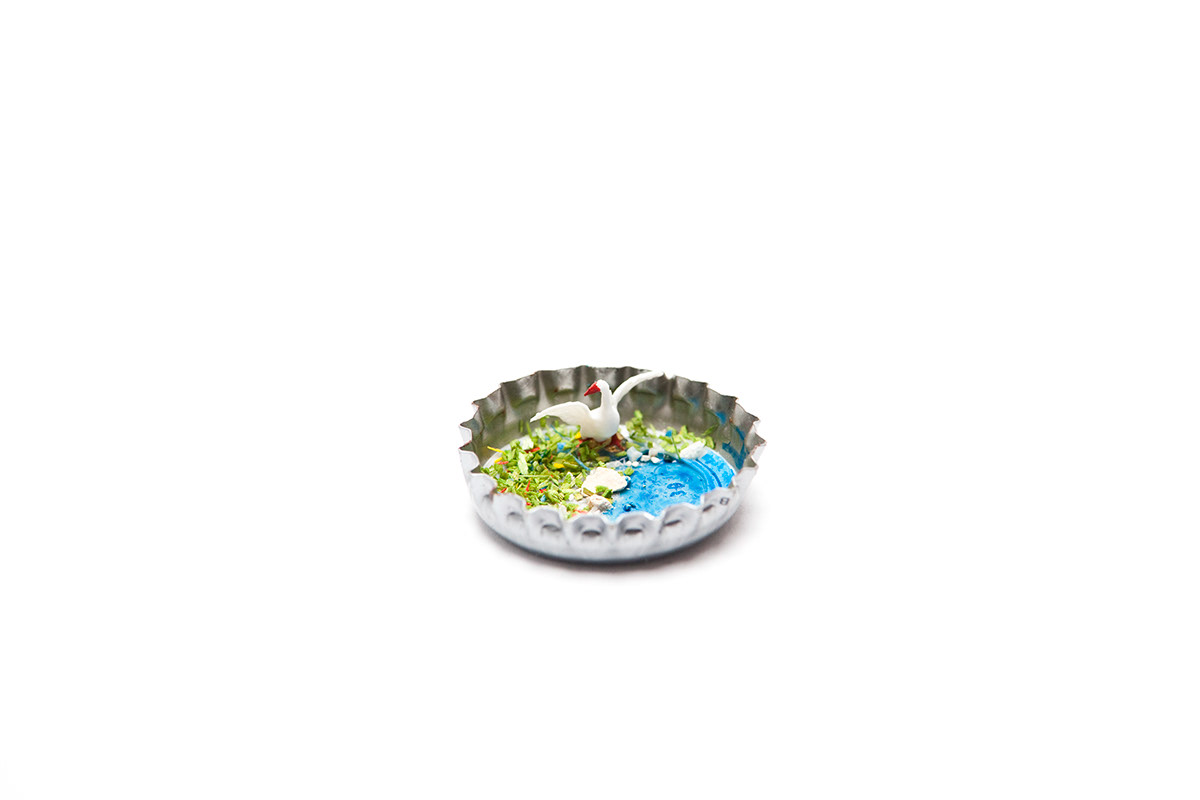 environment eco recycle can alluminum bottle caps iphone Electronics waste Miniature metal