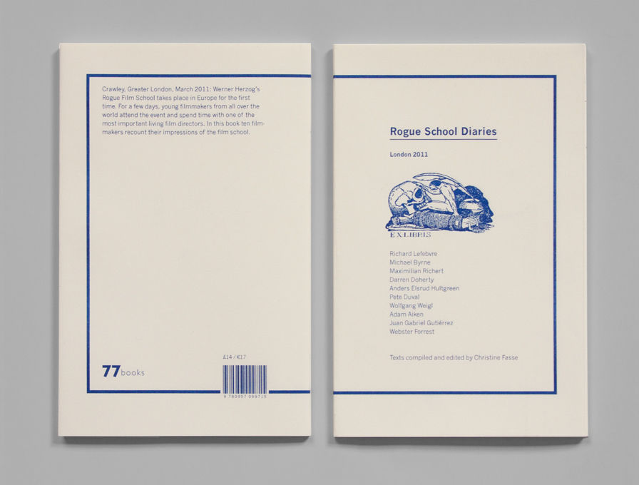 book design Rogue School Diaries