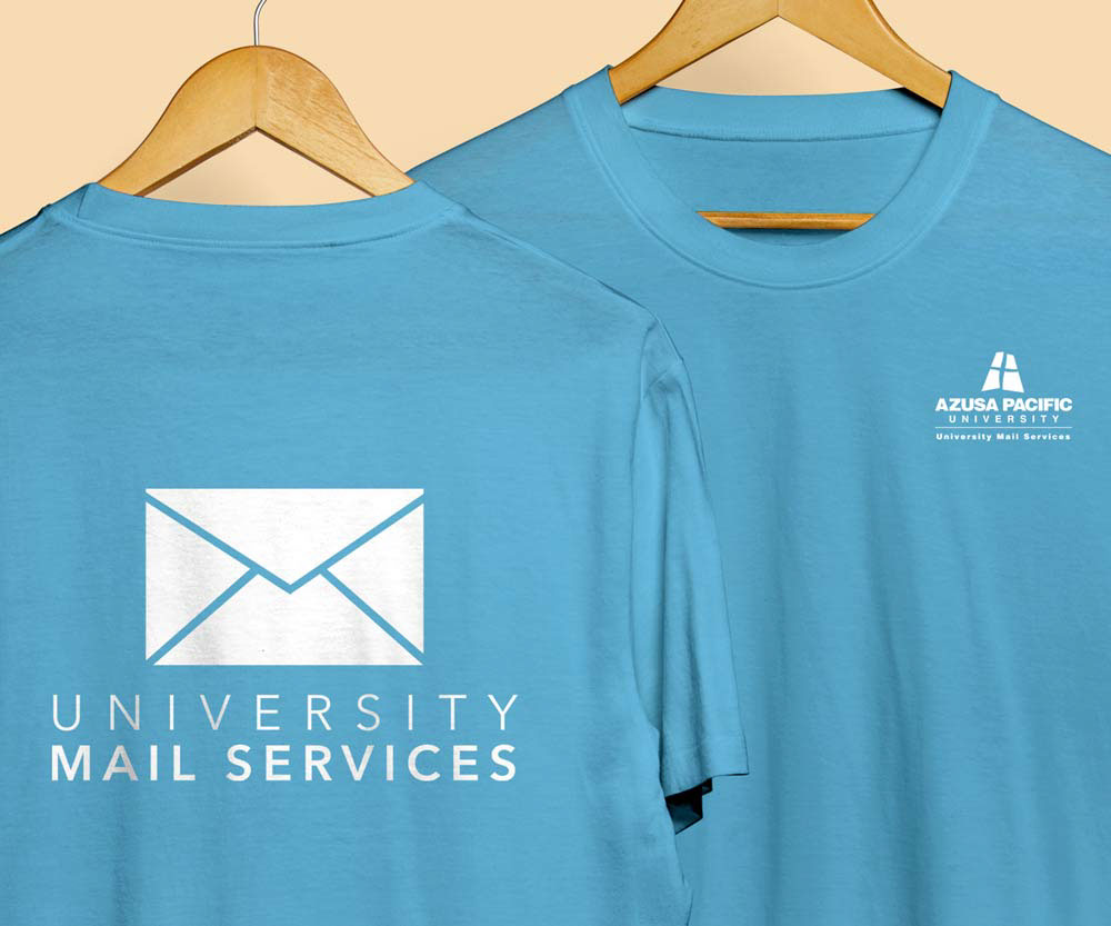 T Shirt Logo Design Azusa Pacific Apu azusa pacific university Mail Services mail