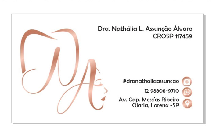 cartão Cartão de Visita dentista informações pessoais marketing pessoal publicidade