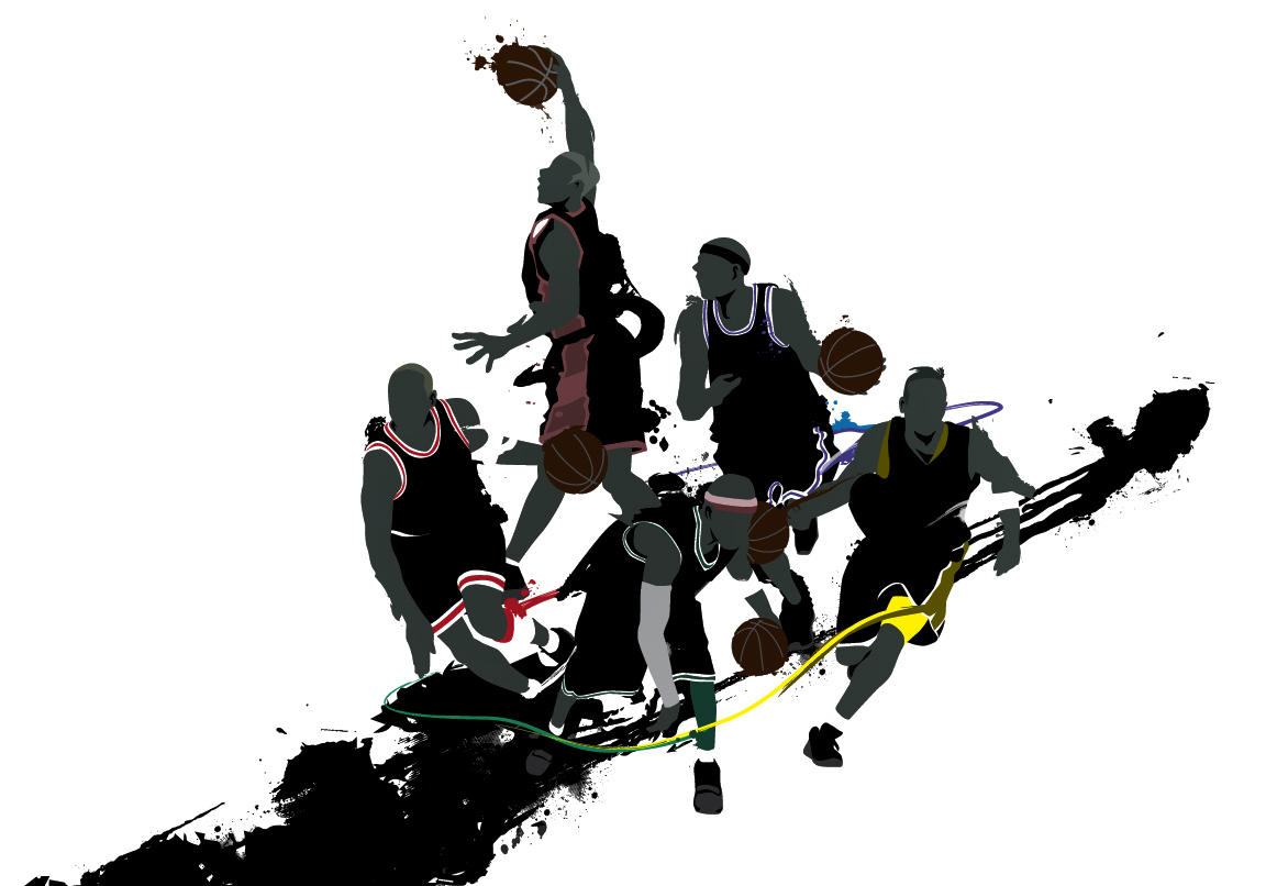 basketball Dunkeys 1000DAY hanbok Korean cloth chicago bulls 한복 Illustrator vector