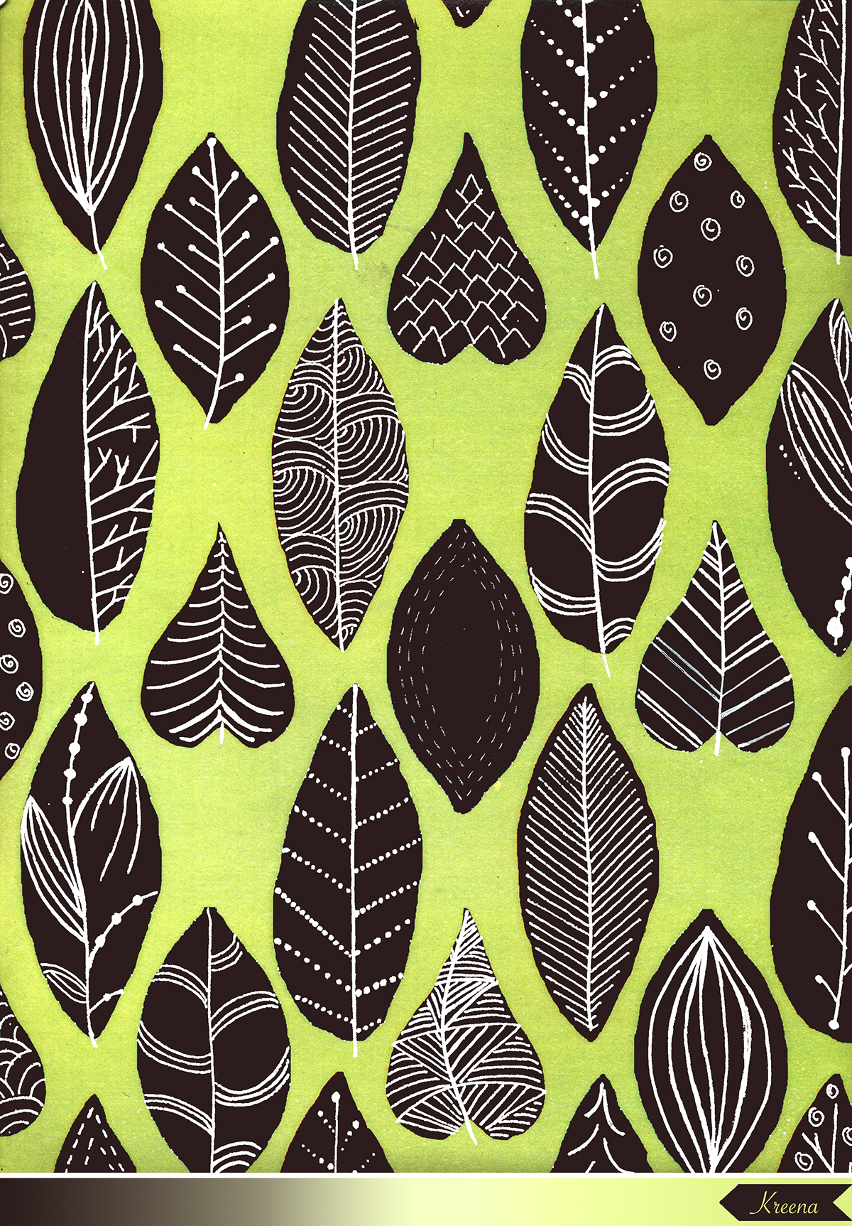 leaves branches plants texture colors motif motives prints textile textures fallen lines and dots