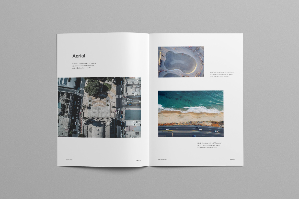 brochure template Layout editorial design  Photography  portfolio graphic design 