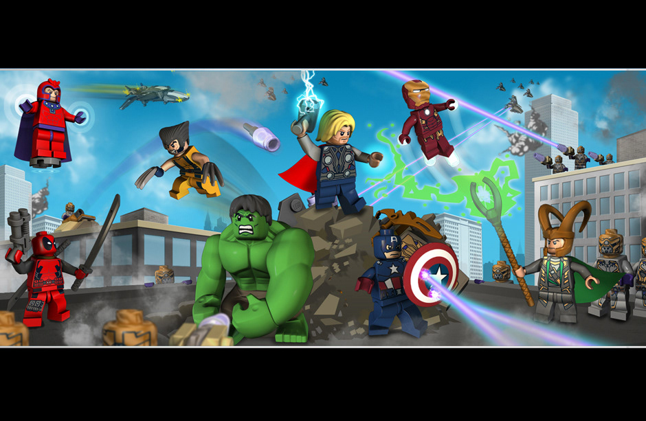 LEGO marvel superheroes Avengers iron man spider-man