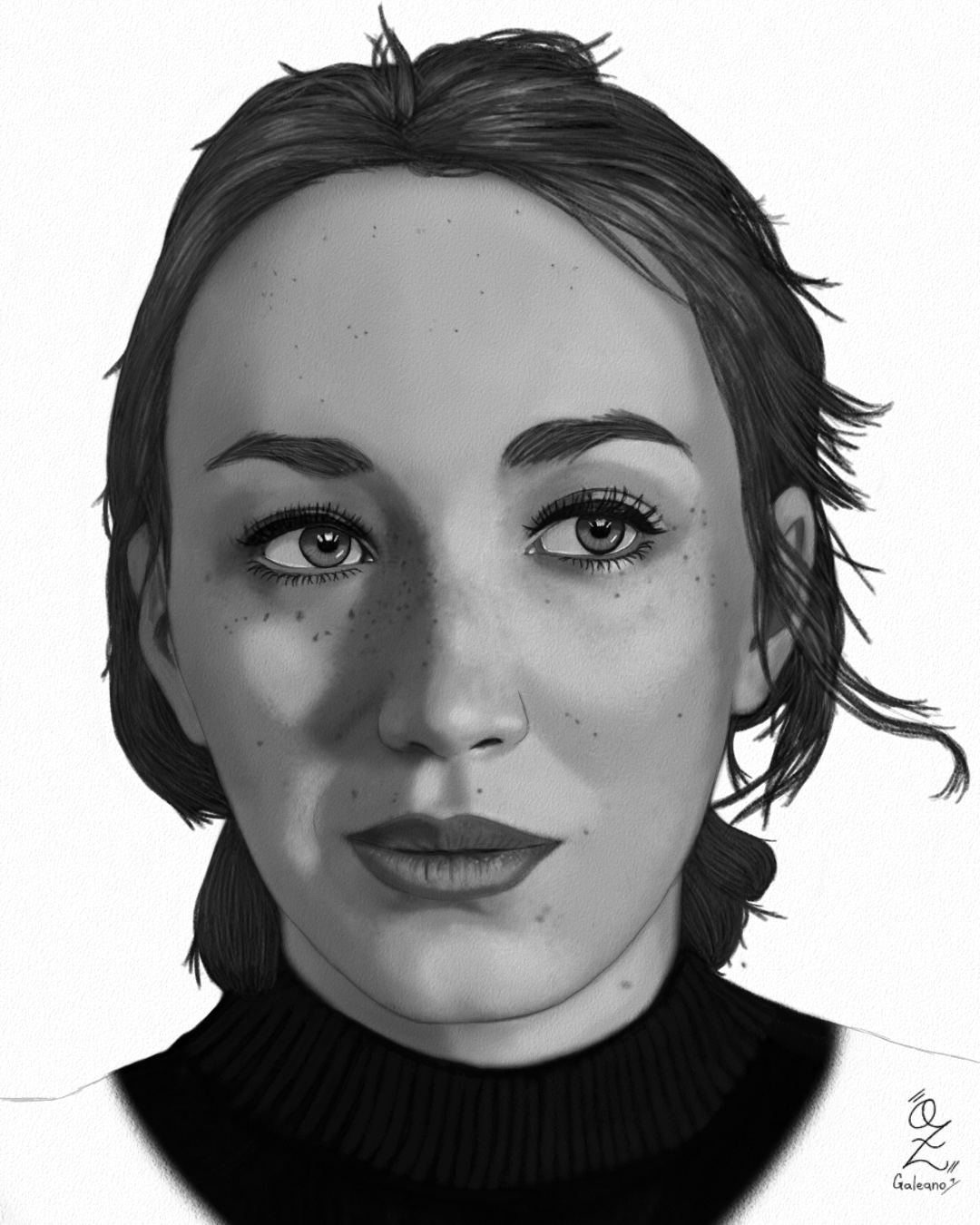 art arte artwork dibujo Drawing  model modelo portrait retrato sketch