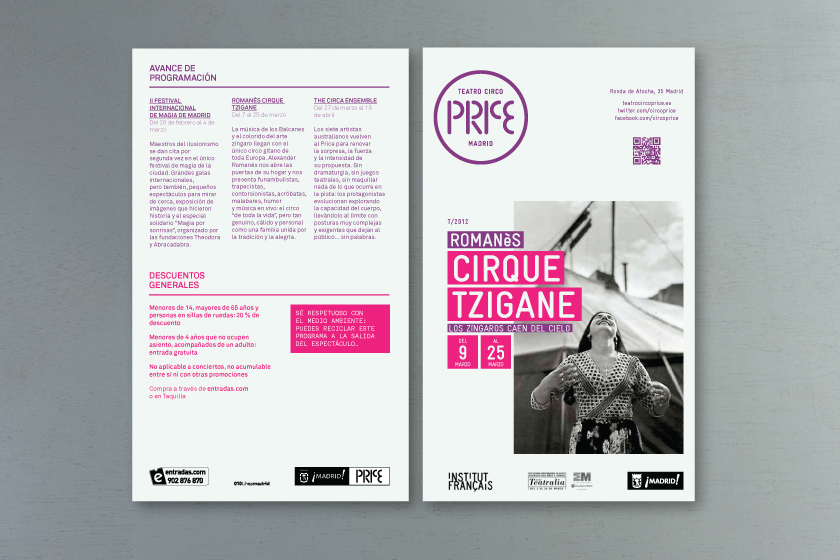 price  teatro circo  Circus madrid toormix cultura Rebrand Circo Price circo circo contemporáneo posters pere pinyol