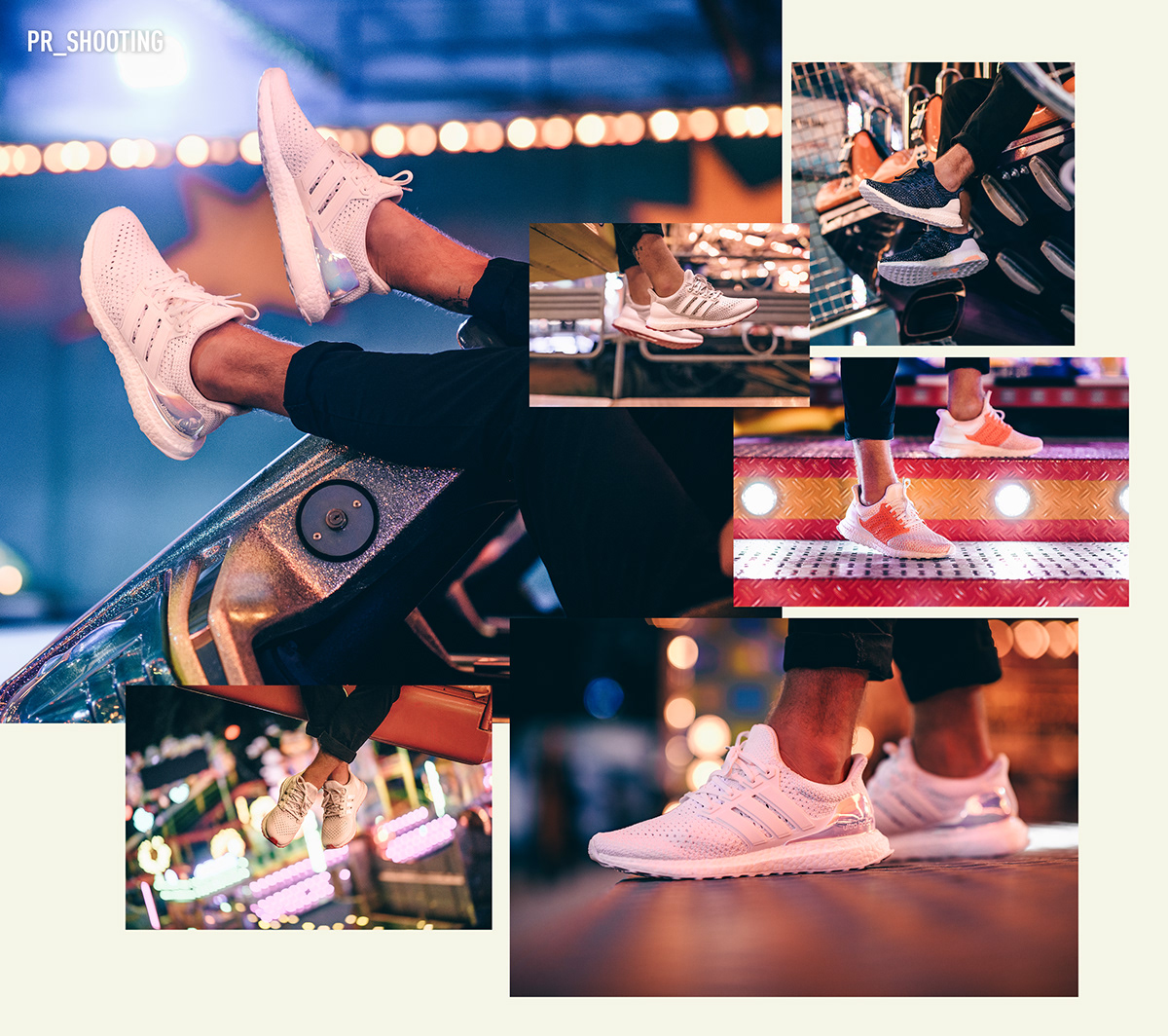 adidas miadidas sneaker ultraboost game Advertising  stefano dessi heimat active never game over funfair