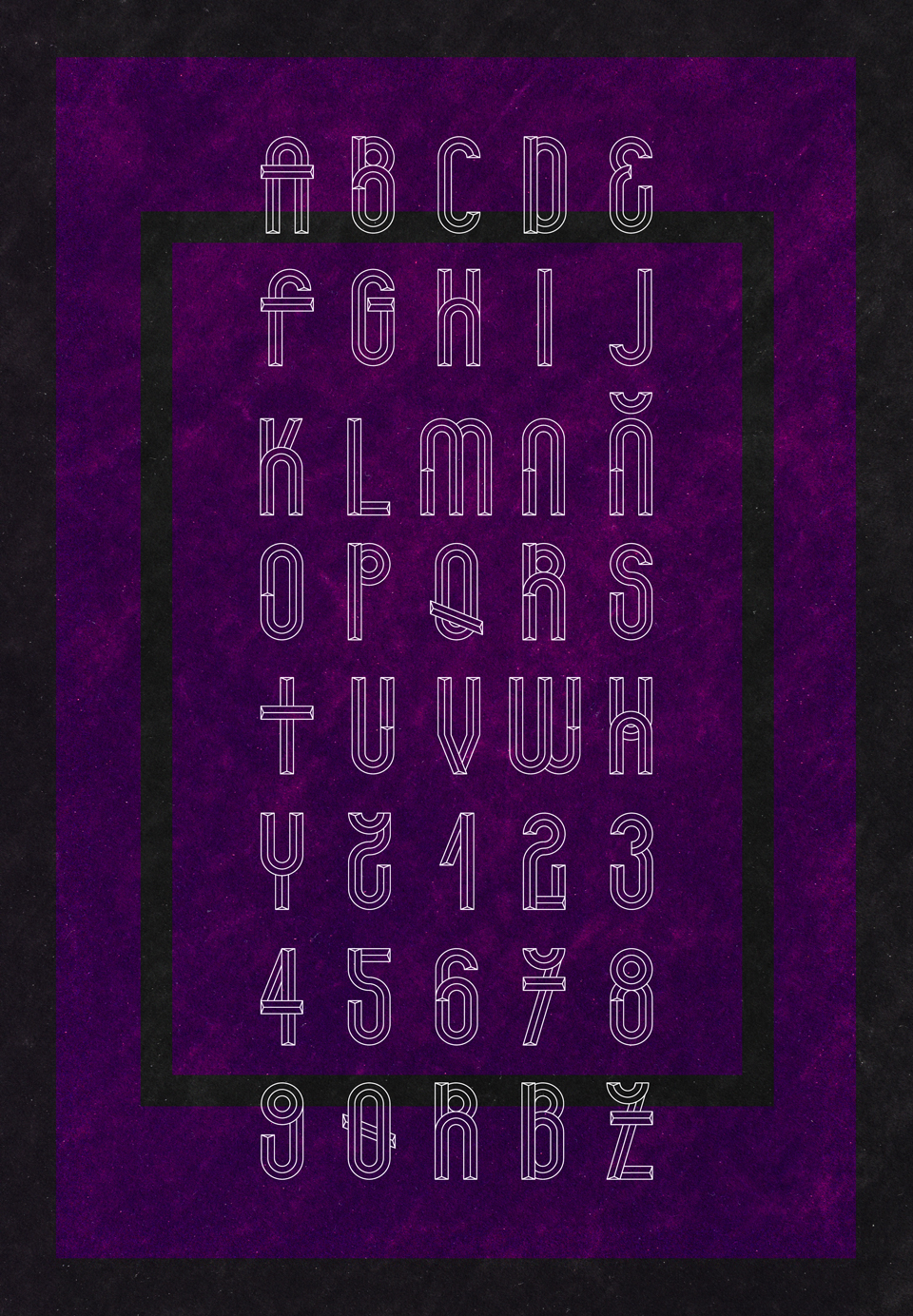 Triquiñuela Typeface type design Triquiñuela font type display type  Modular Font geometry