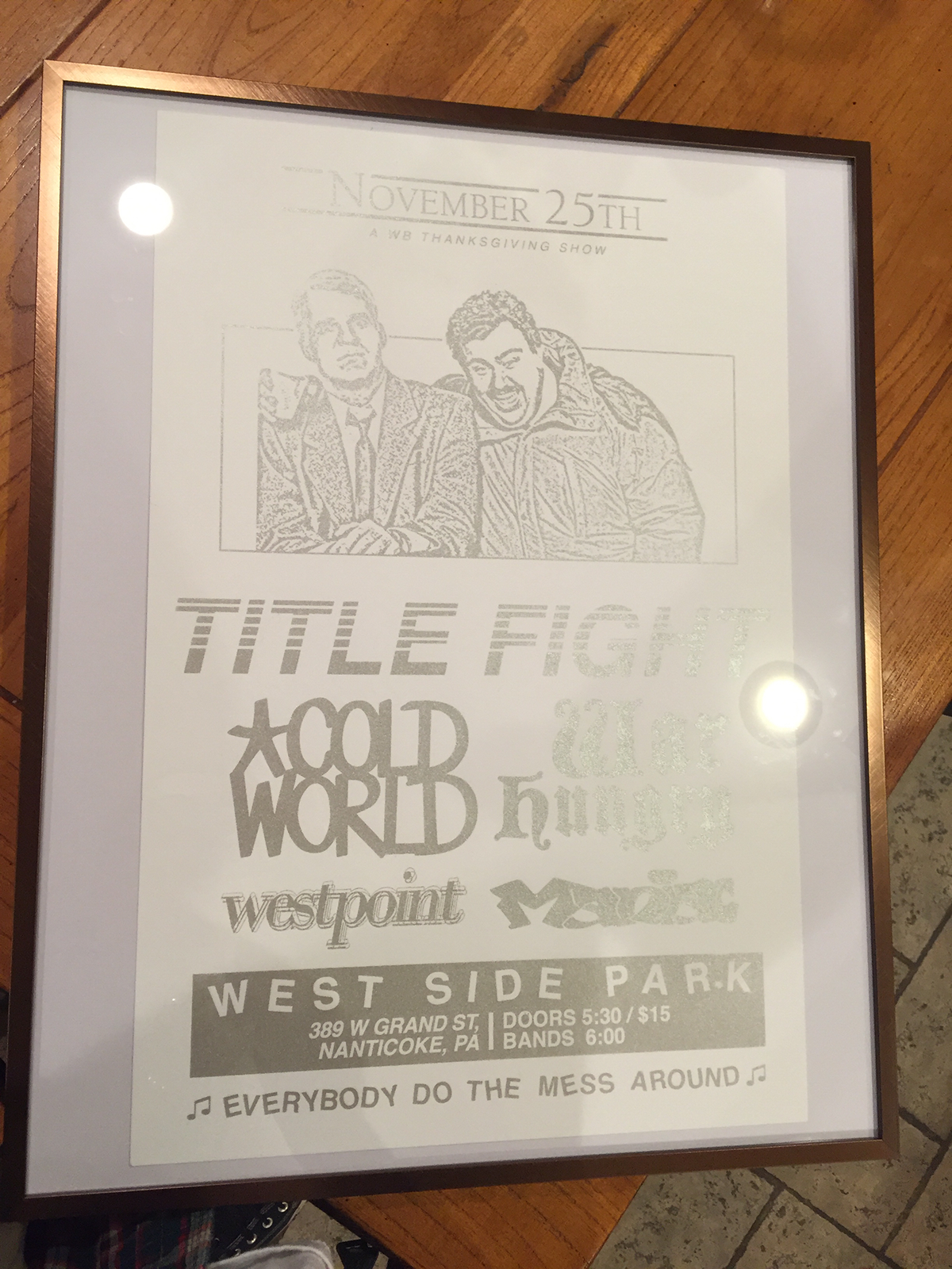title fight Show Flyer