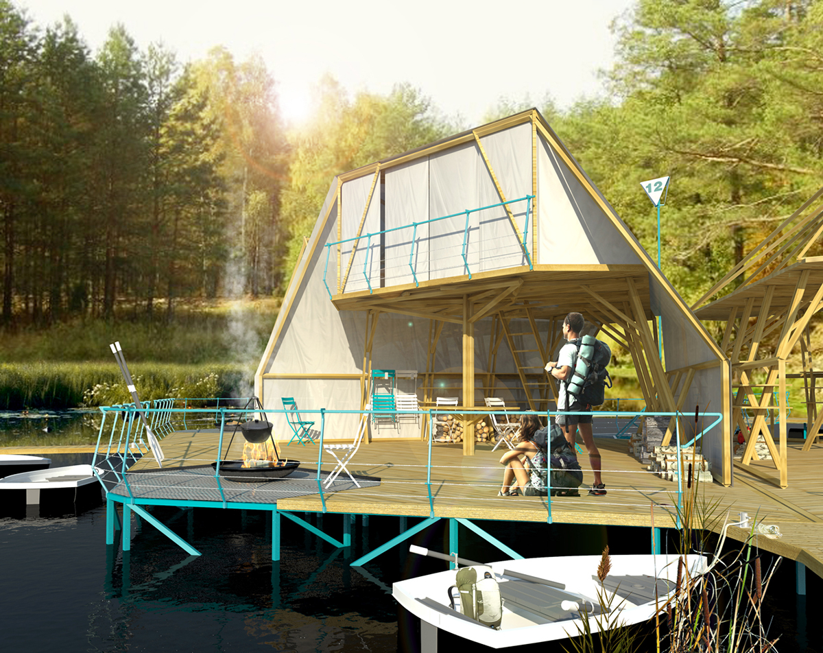 environmental design camping water Nature wood