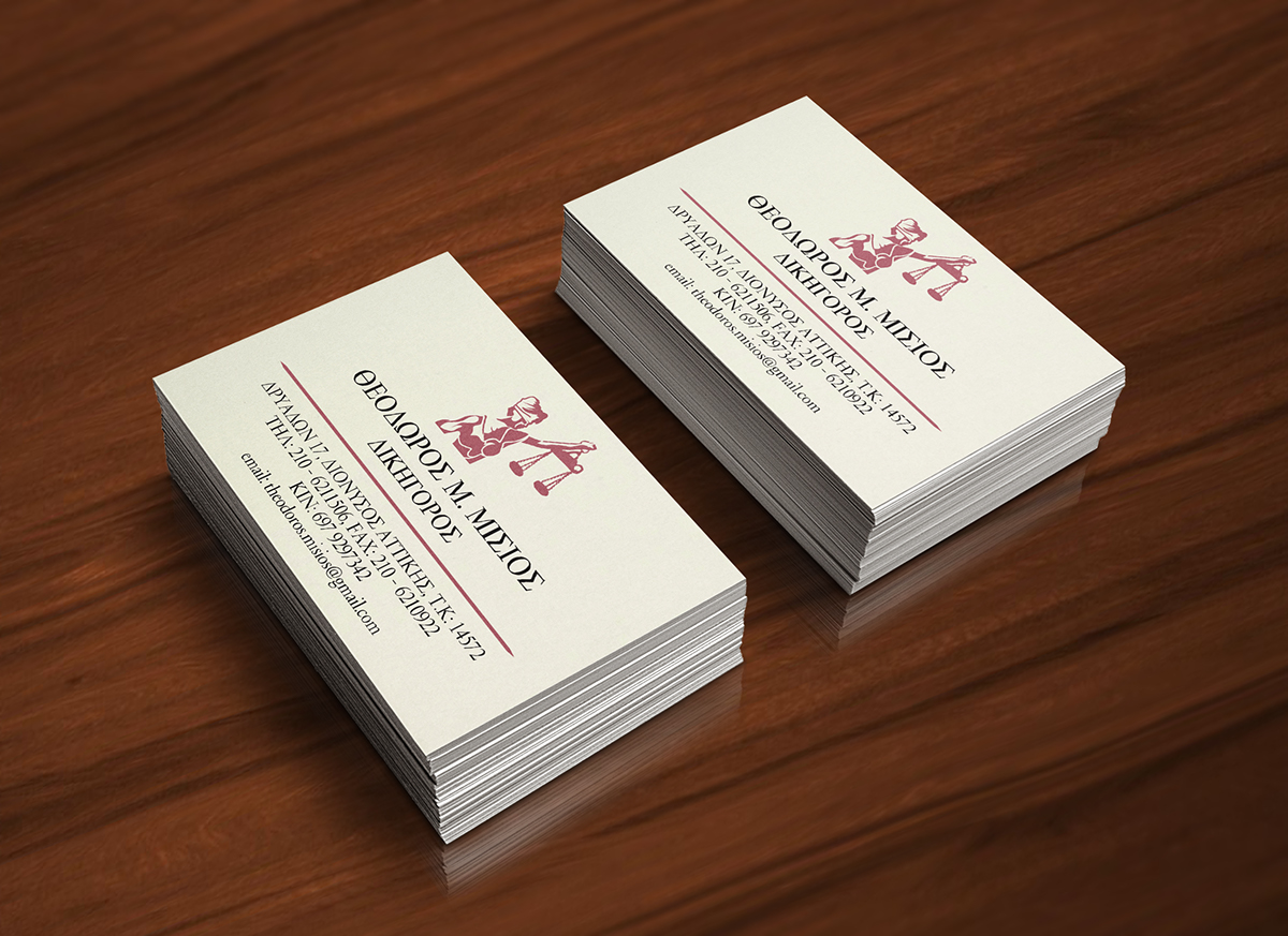 Lady Justice Business Business Cards Vector lawyer business cards