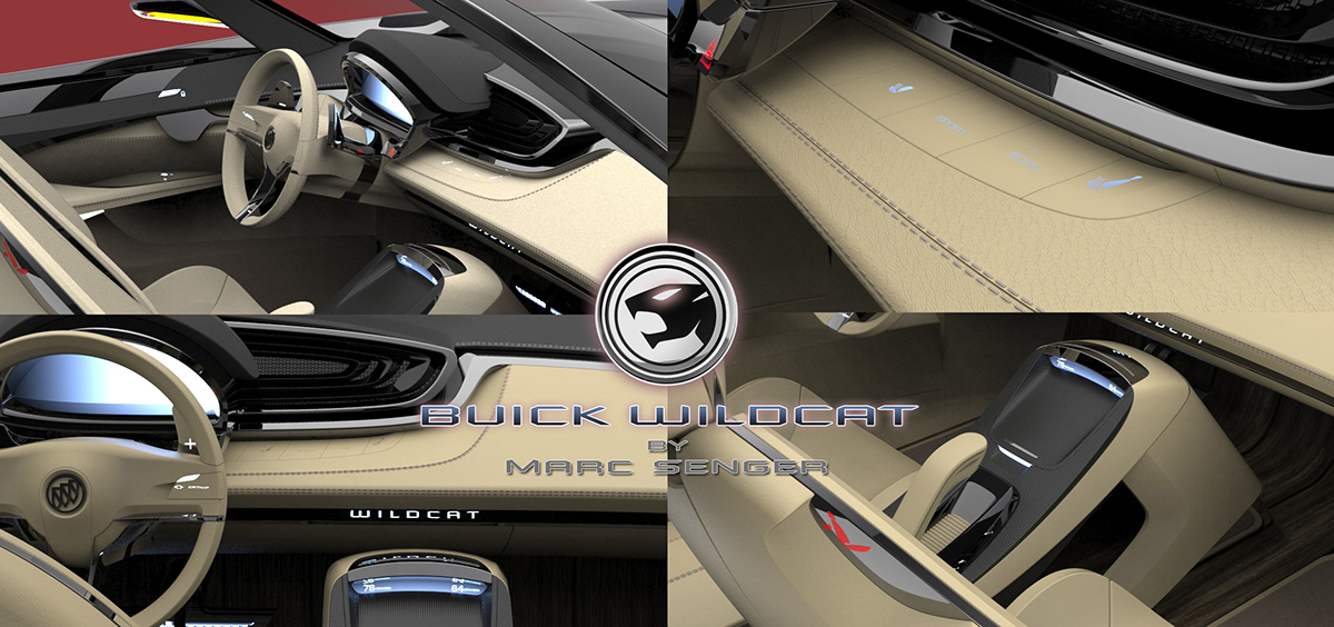 buick wildcat concept 3D cad Alias keyshot motorama harley earl Bill Mitchell