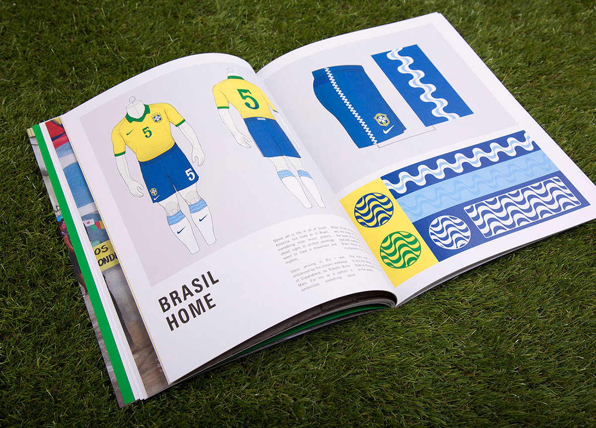 magazine concept art South America football soccer missoni italia