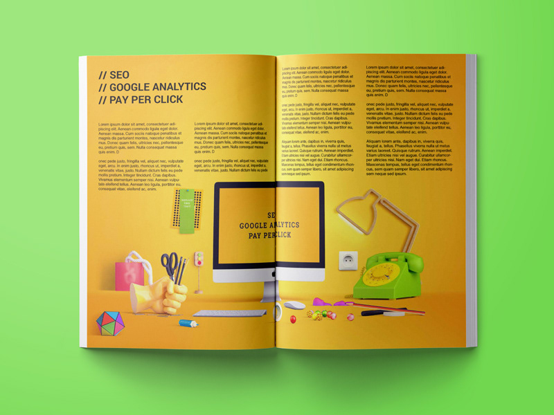brochure design graphic editorial modern elegant