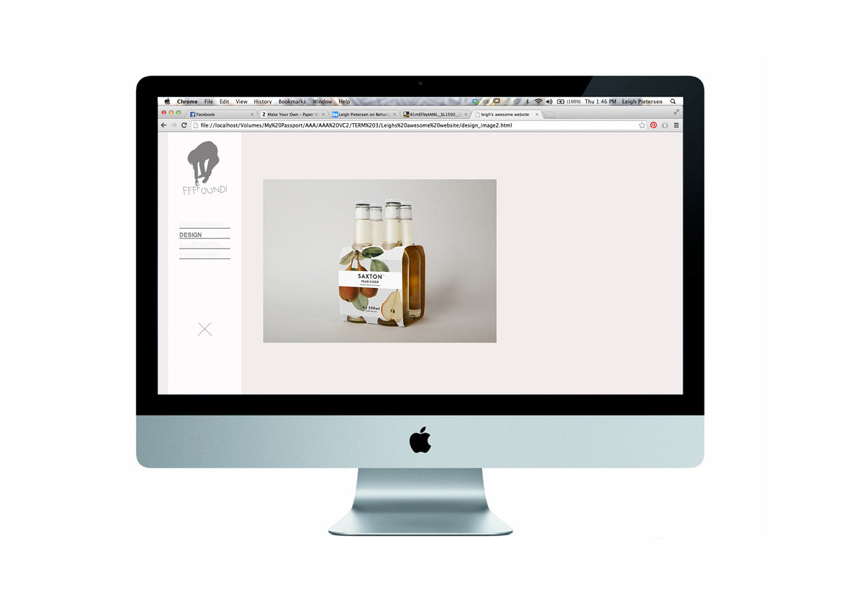 ffffound website Website Simple Web Design simplistic design