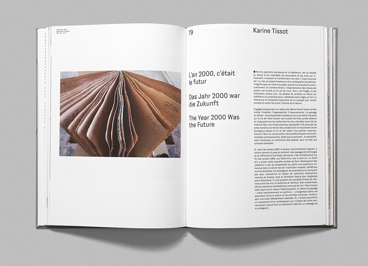 art Artiste book contemporain contemporary editorial design  Layout livre mise en page Monographie