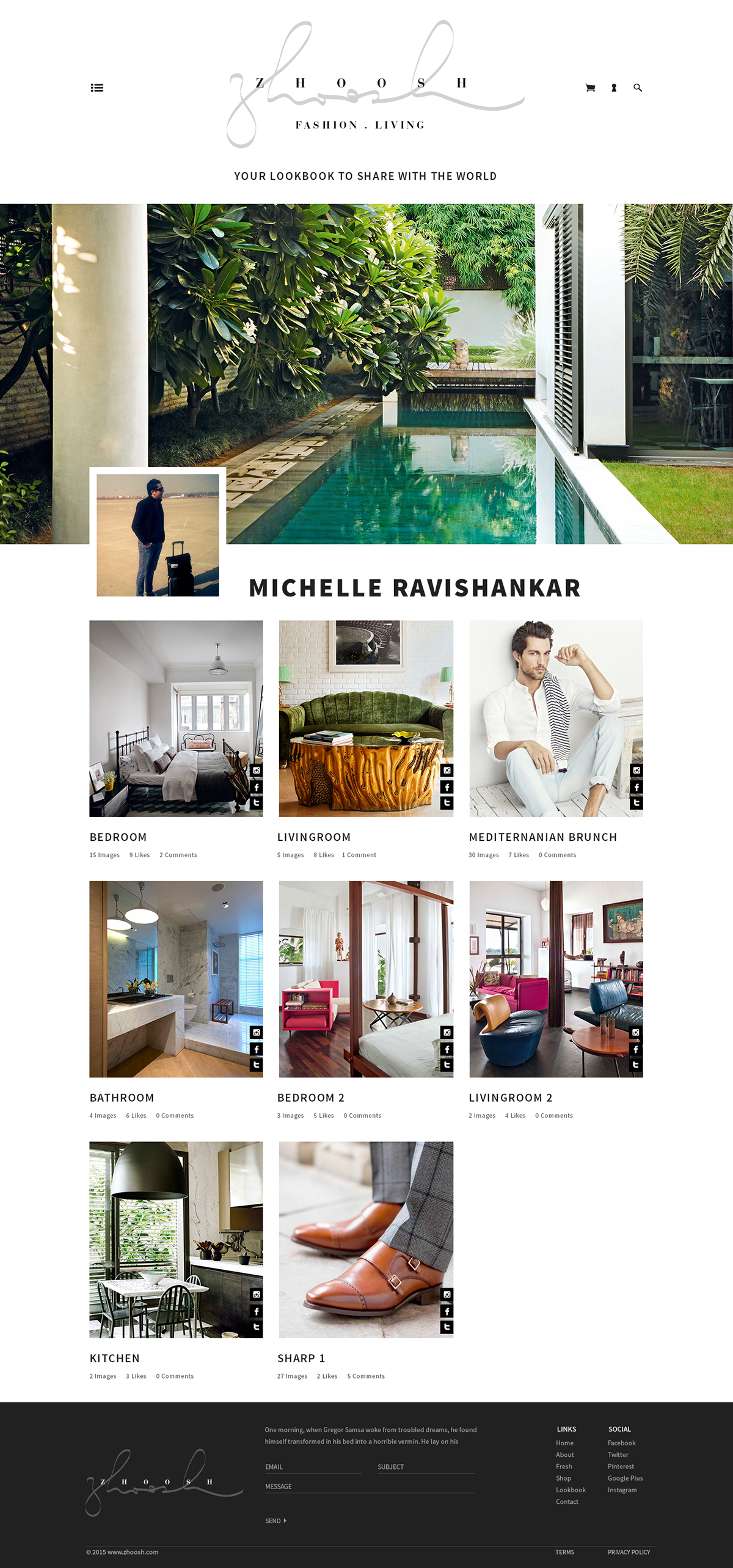 Beautiful interiors design decor home Website