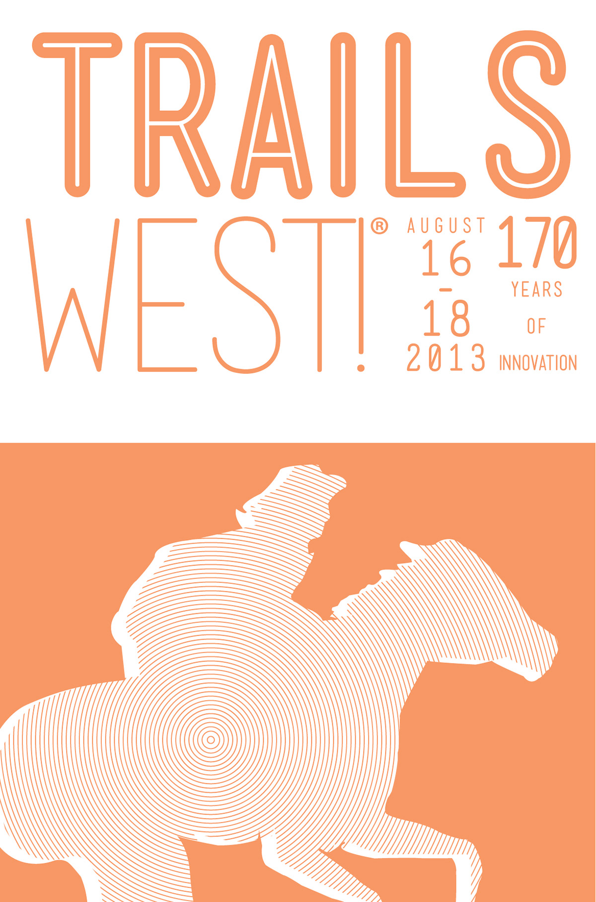 losttype trails west poster pony express stables saint Joseph MIssouri