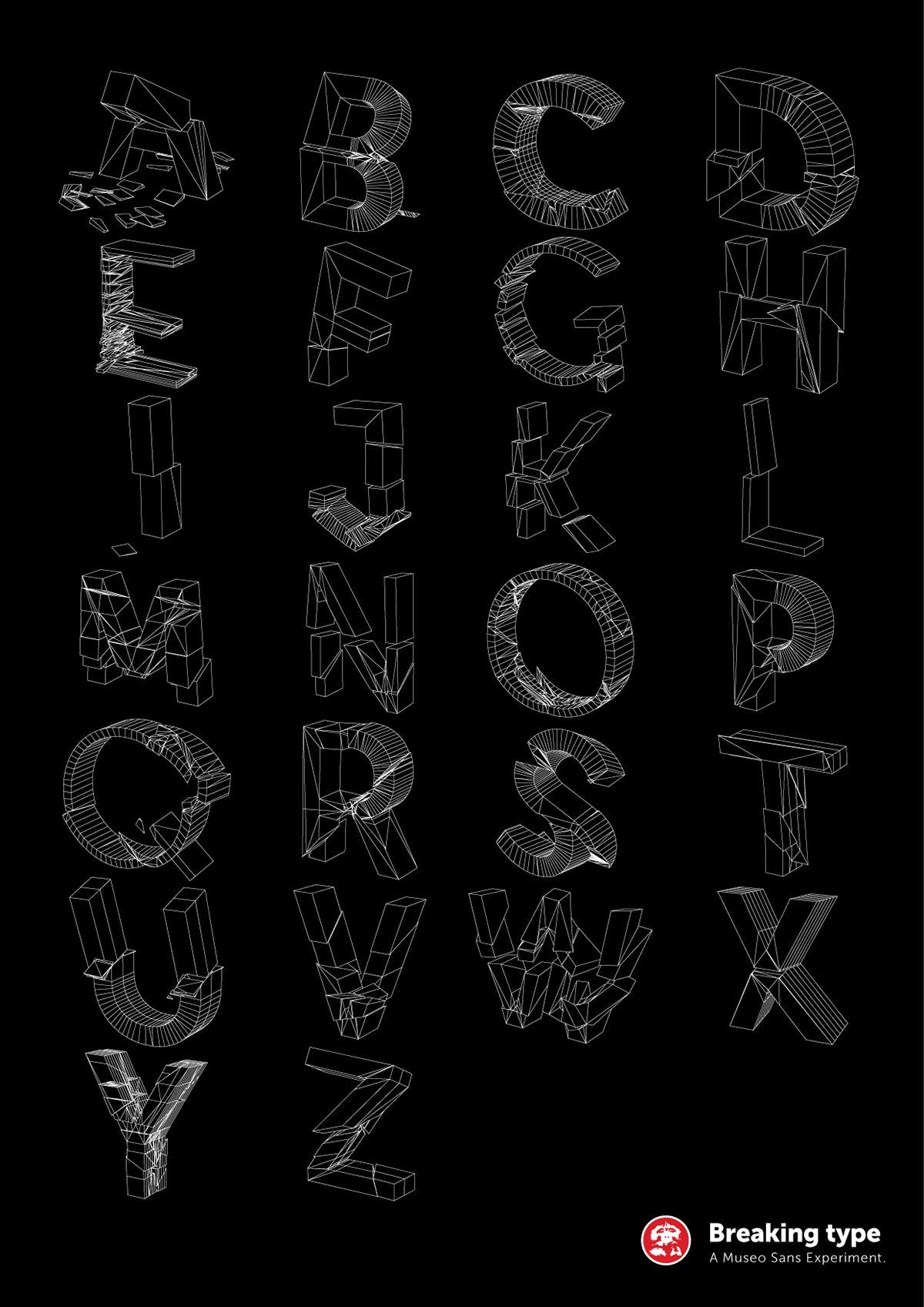 originalplan breakin breakintypo alphabet font letter free museo museo sans museo font museo font family type Breaking Typo