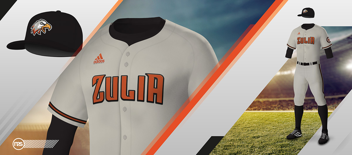 sport logo brand aguilas zulia baseball beisbol LVBP jersey uniform adidas