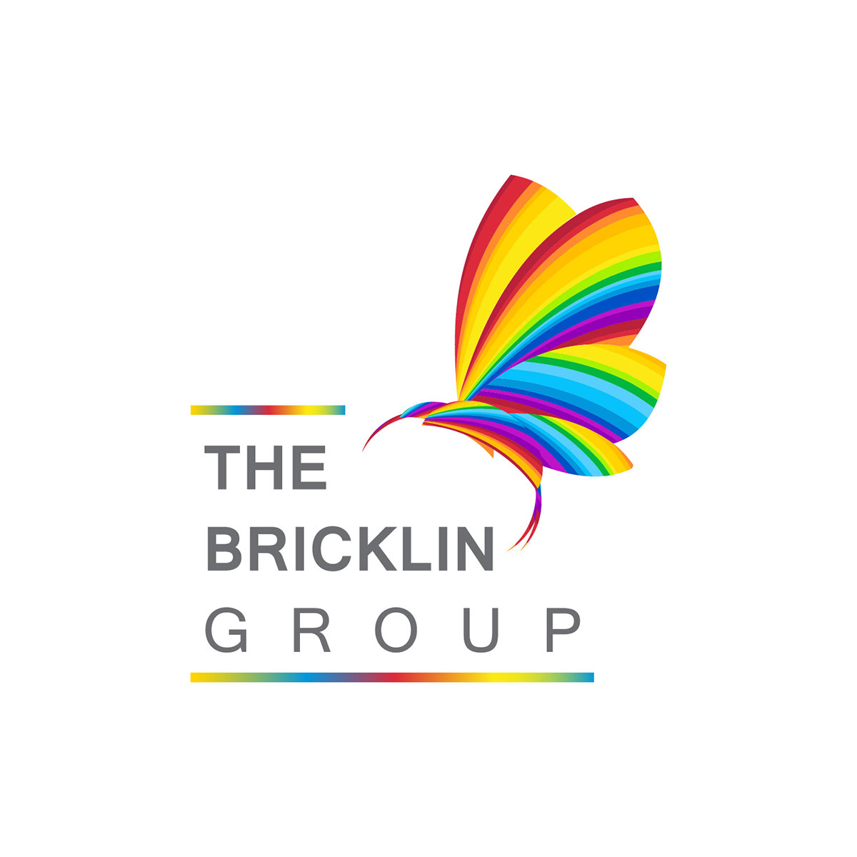 Logo Design Art Gallery  designer logo creative bird rainbow colors
