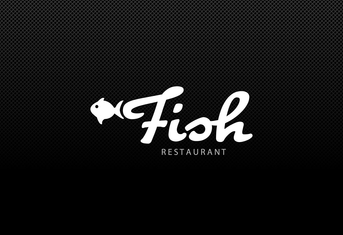 fish restaurant Food  blue White texture funny abstract animal