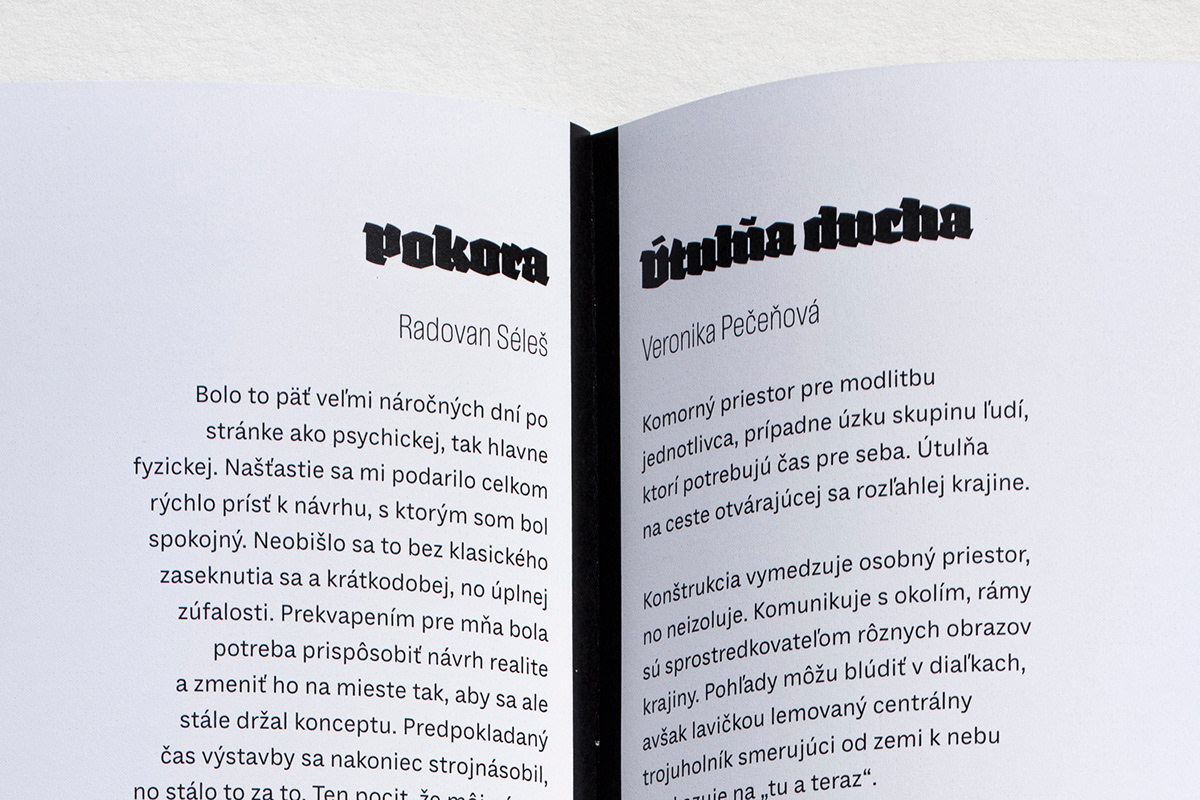 architecture brochure design katalog print typography   way of the cross